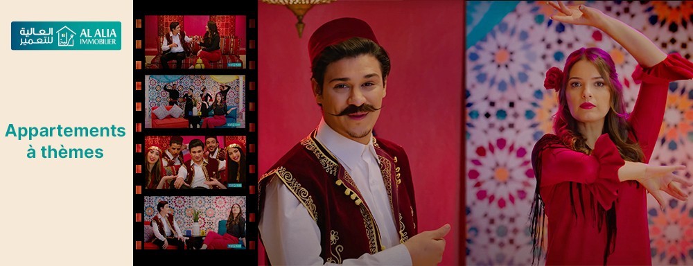 Campagne digitale originale pour Al Alia : promotion d’appartements à thème avec storytelling lifestyle par WB&C.