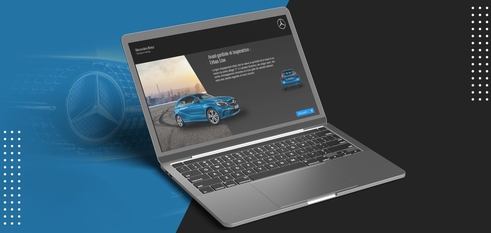 Création de contenus premium pour Mercedes : vidéos, visuels et branding cohérents avec l’ADN luxe de la marque.
