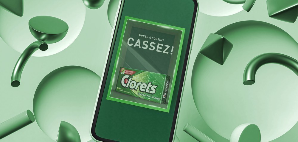 Contenu social média gamifié pour Clorets : défis, filtres et création UGC pour viraliser la marque.
