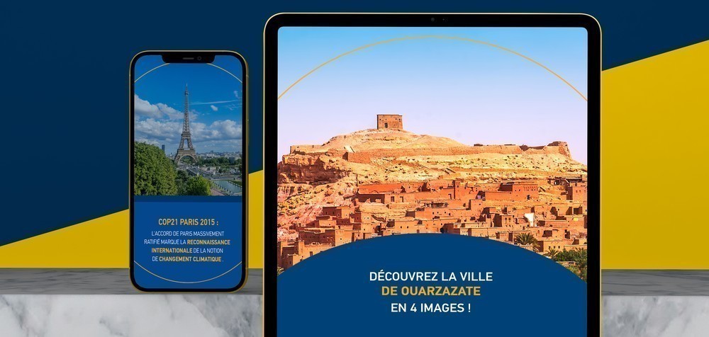 Capsule motion design illustrant les actions concrètes de MASEN dans le développement de l’énergie solaire.